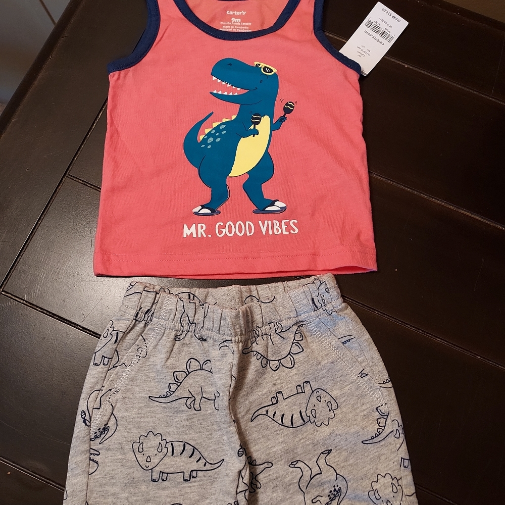 Bundle Of Carters Baby Boy Outfits 12 Months - New With Tags